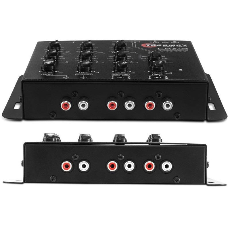 Crossover Taramps Crx4 De 4 Vias Eletrônico Som Automotivo